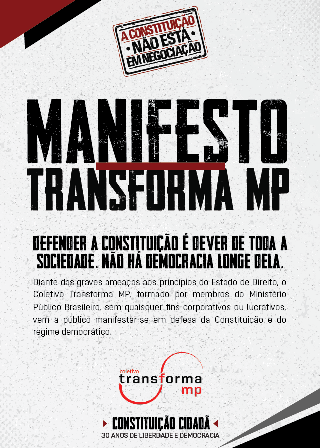 Ministérios Públicos estaduais manifestam-se em defesa da democracia e da Constituição Federal