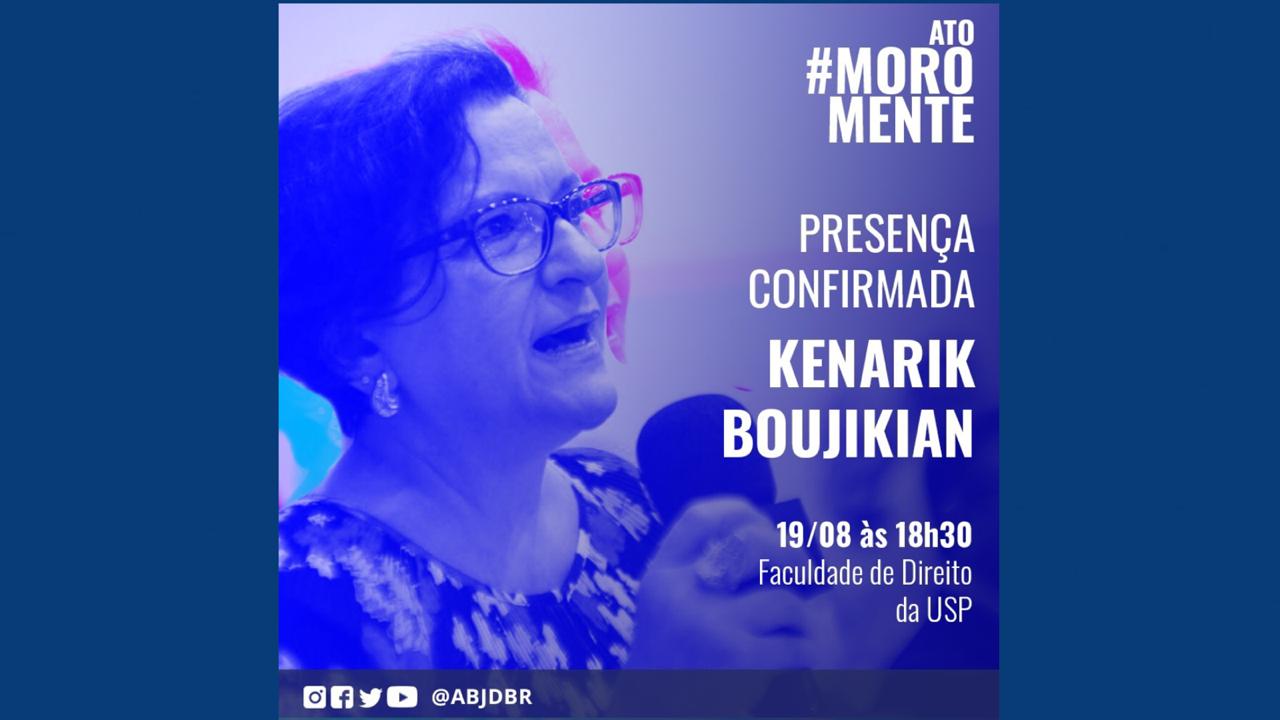 Juristas fazem ato para denunciar conduta de Sergio Moro na Lava Jato