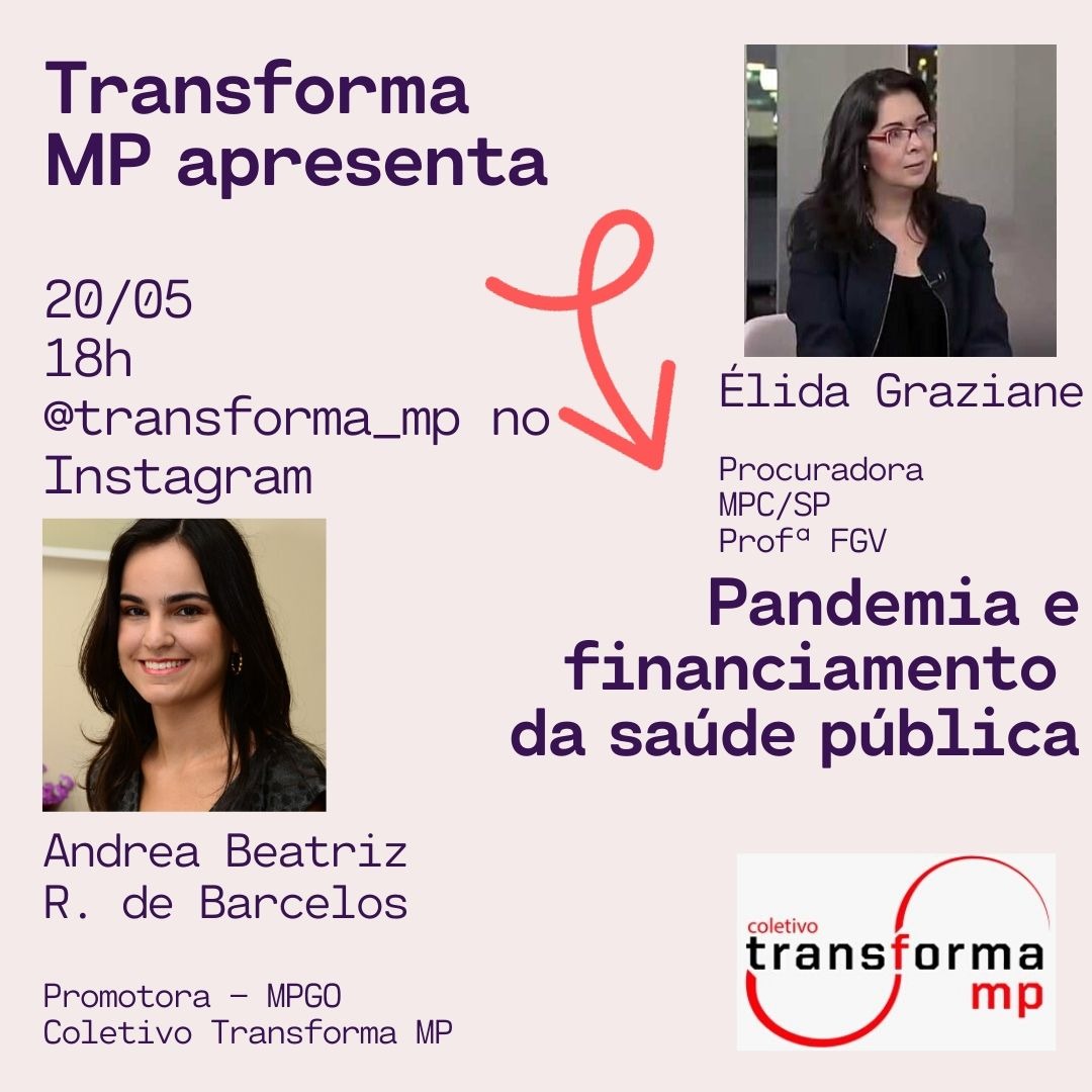 Transforma MP promove live para debater saúde pública
