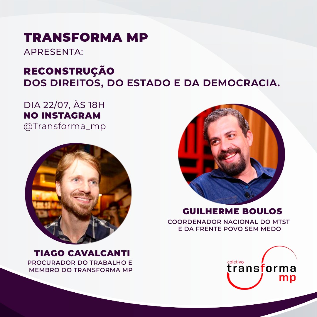 Live: Reconstrução dos Direitos, do Estado e da Democracia
