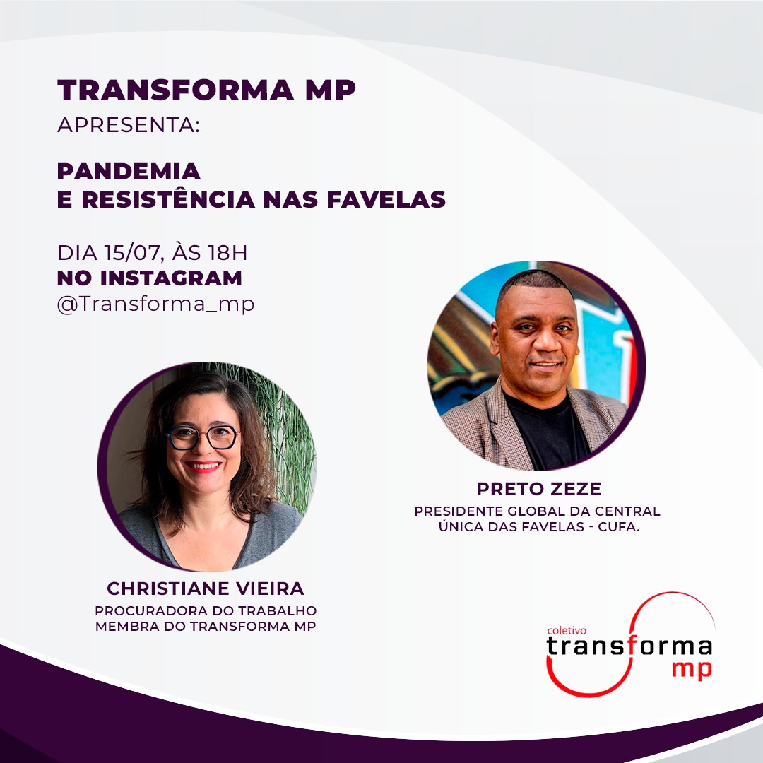 Live: Pandemia e Resistências nas favelas