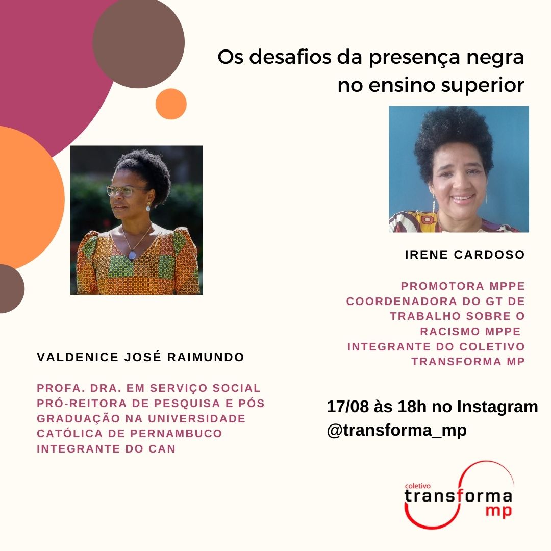 Live: Os Desafios da Presença Negra no Ensino Superior