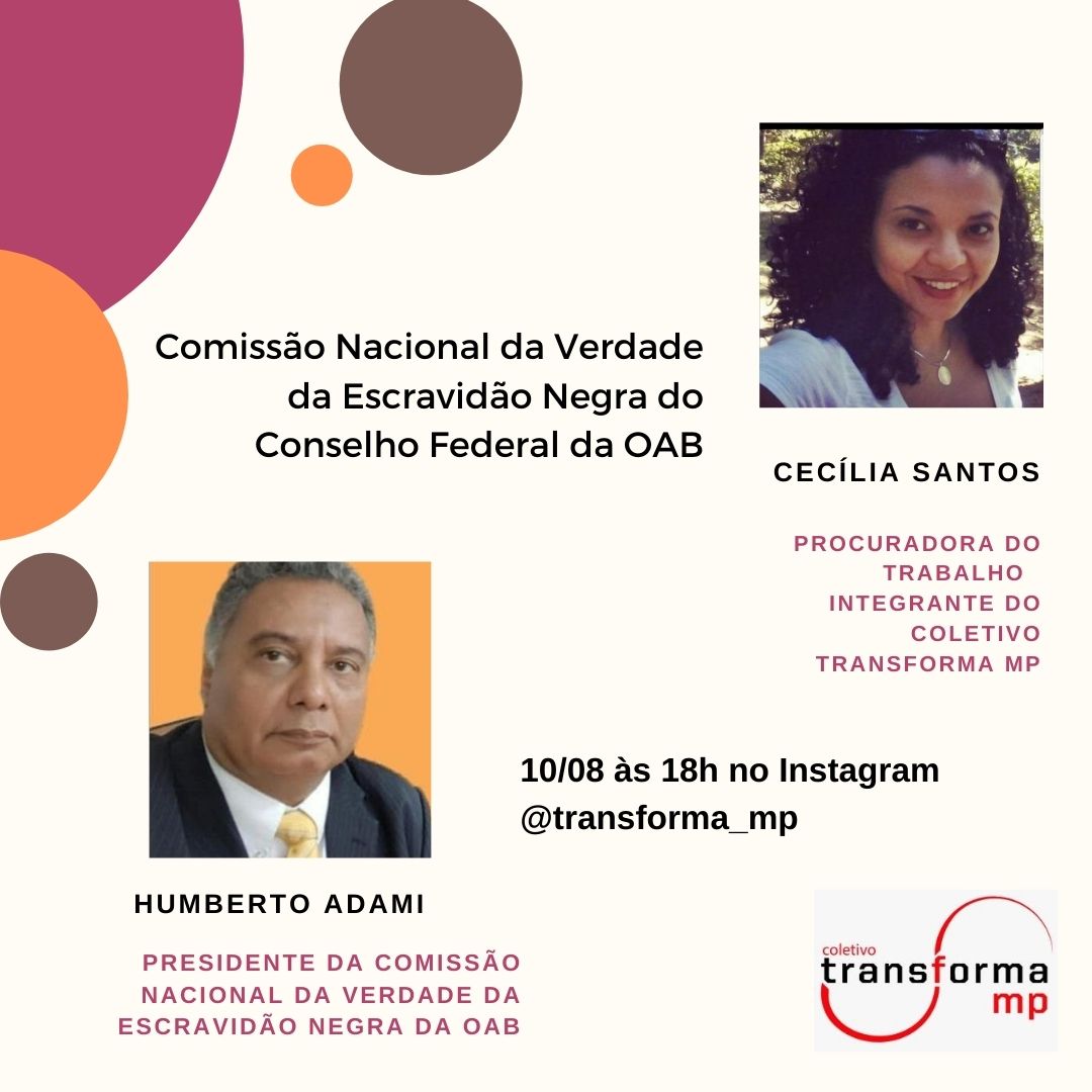 Live: Comissão Nacional da Verdade da Escravidão Negra do Conselho Federal da OAB