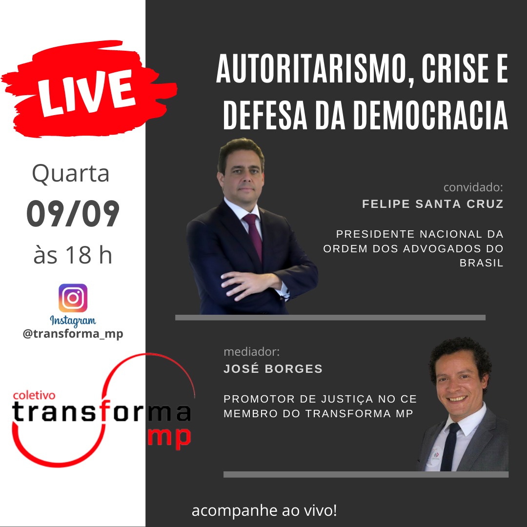 Live: Autoritarismo, crise e defesa da democracia