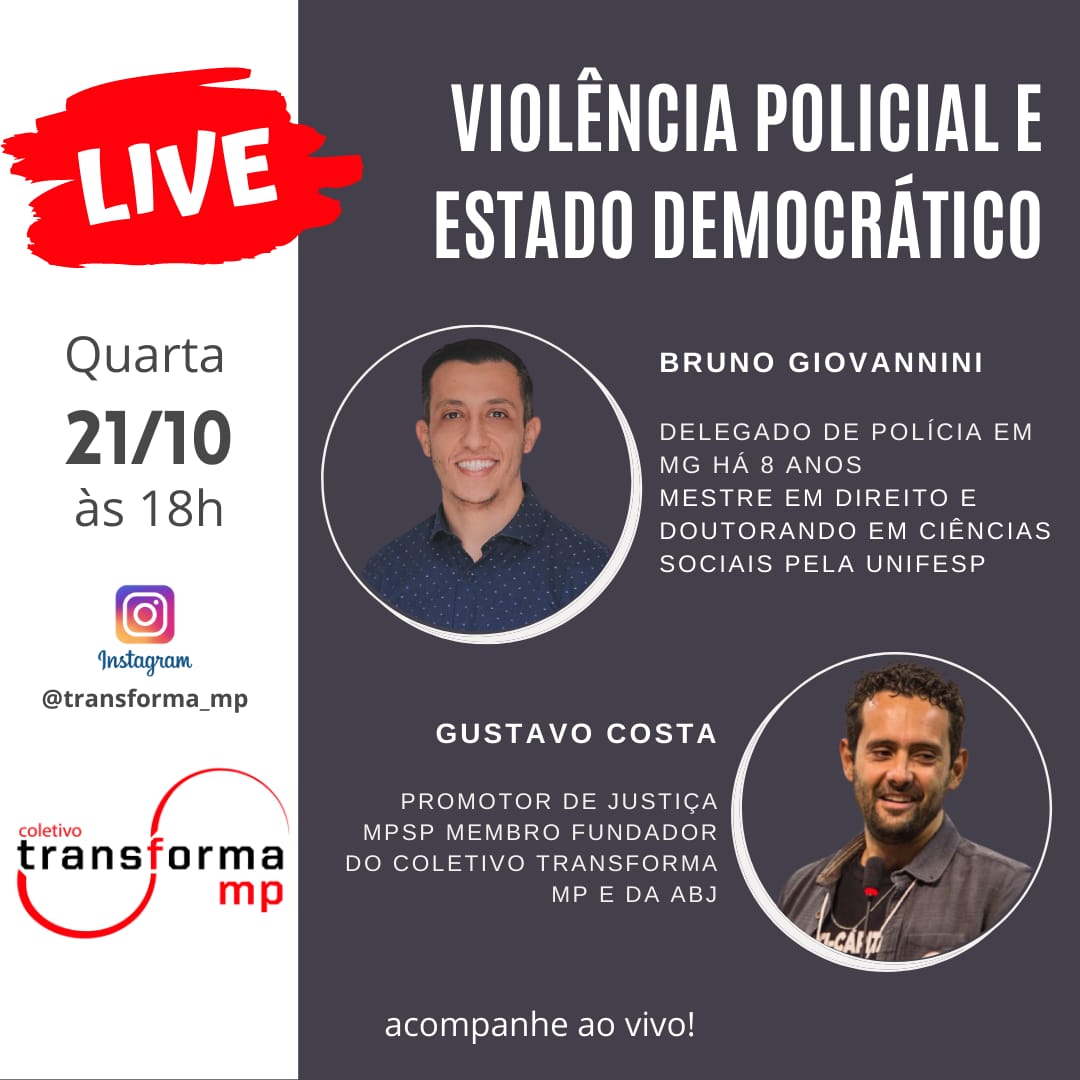 Live: Violência Policial e Estado democrático