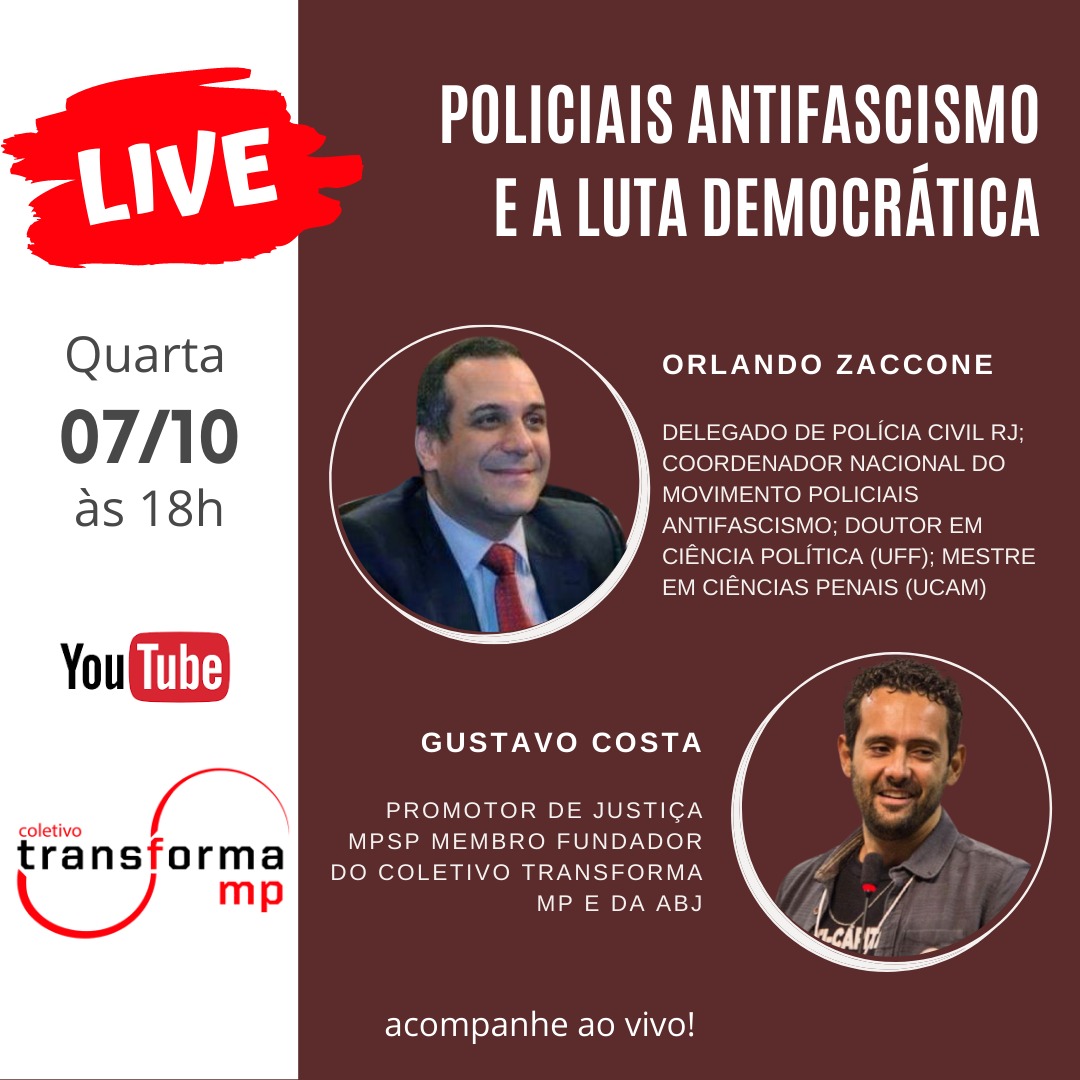 Live: Policiais Antifascismo e a luta democrática
